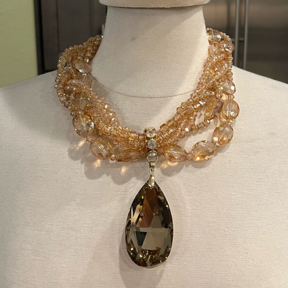 Beautiful Crystal choker necklace - Picture 1 of 5